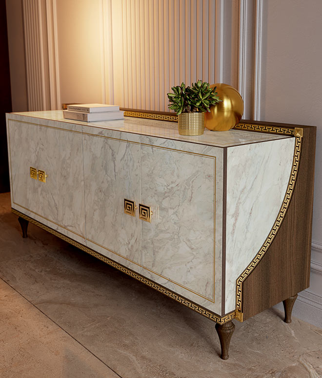 Romantica Dining Room - Luxurious Style - Arredoclassic