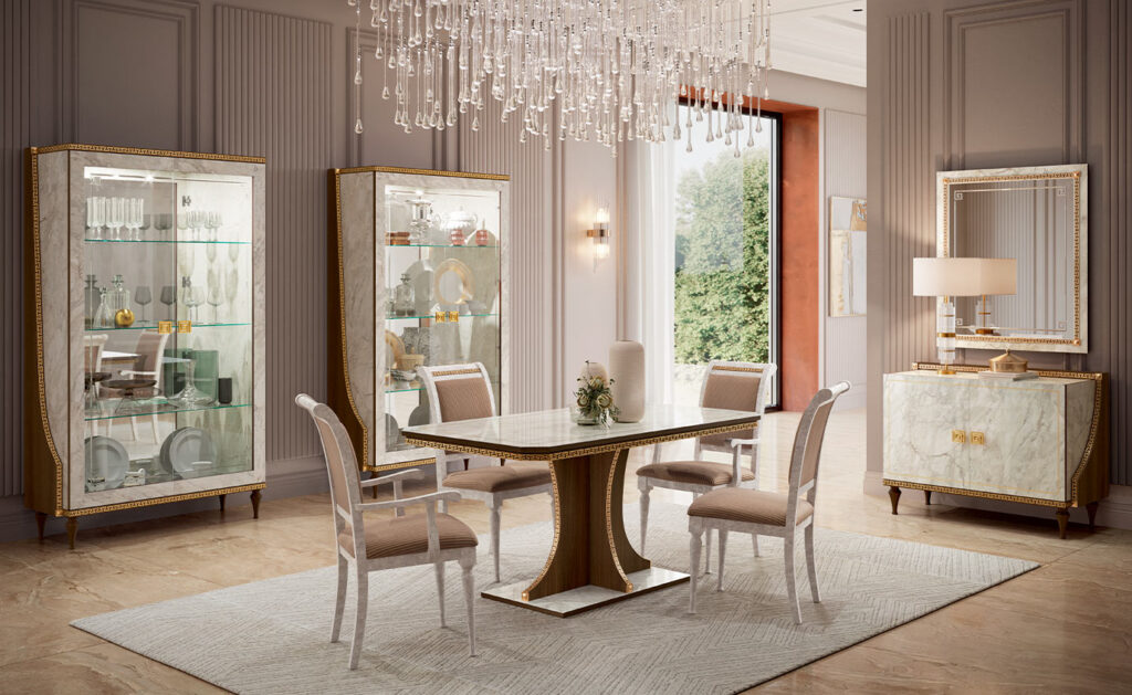 Romantica Dining Room - Luxurious Style - Arredoclassic